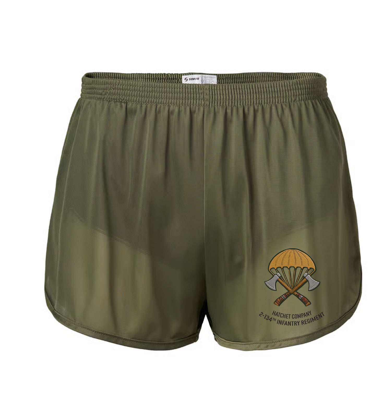 2-134th Infantry Parachute Emblem Hatchet Co Soffe Silkies | Ranger Panties