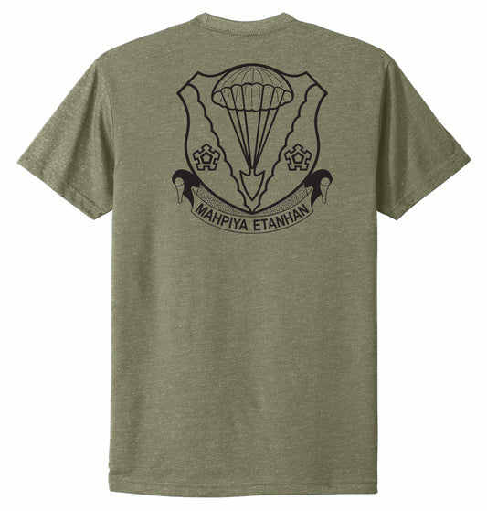 45th Airborne Division Gear | 1-Color Print T-Shirt + Hoodie