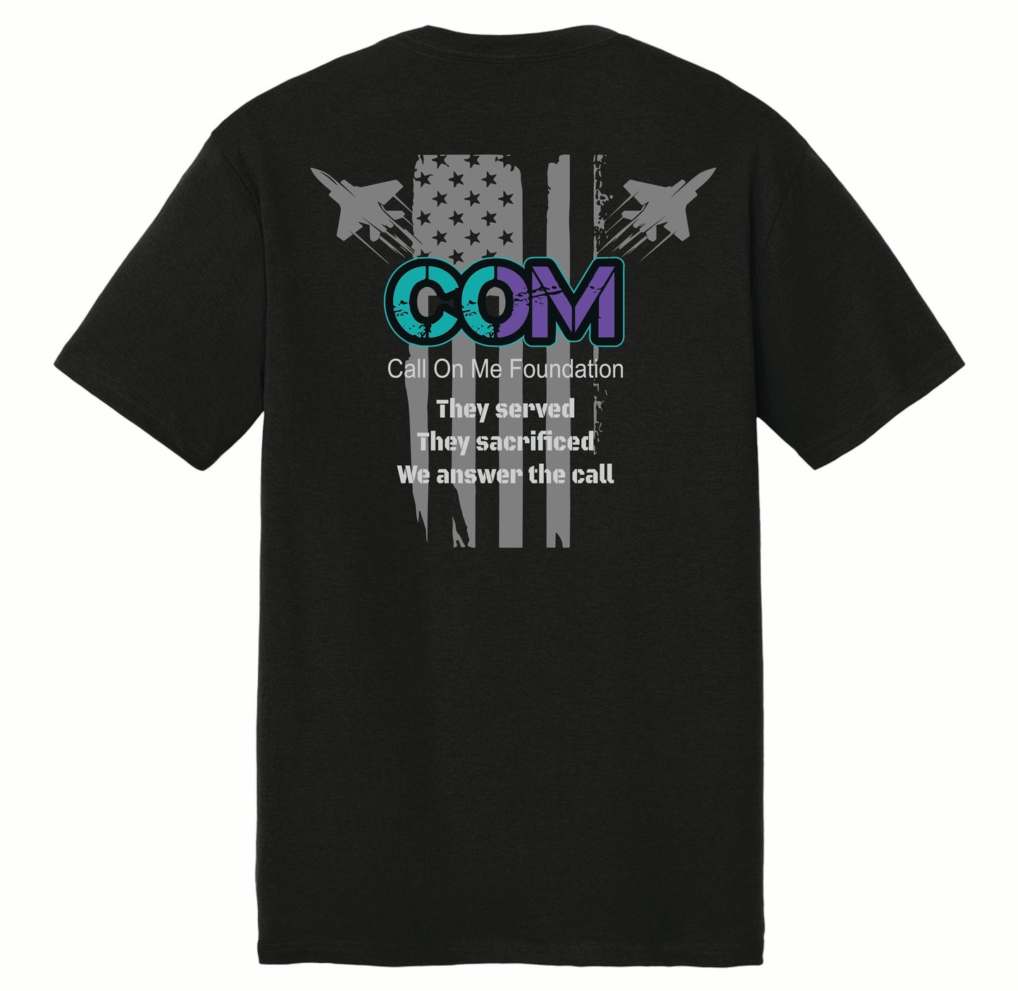 COM Foundation Planes & Flag Mission Support Tee