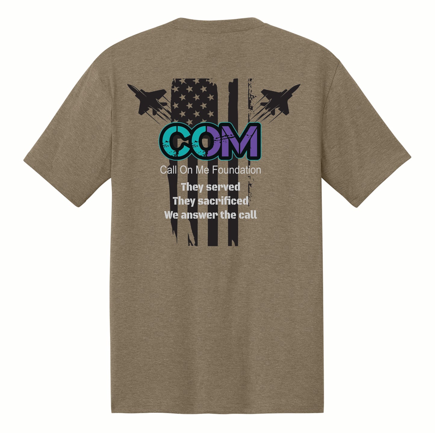 COM Foundation Planes & Flag Mission Support Tee