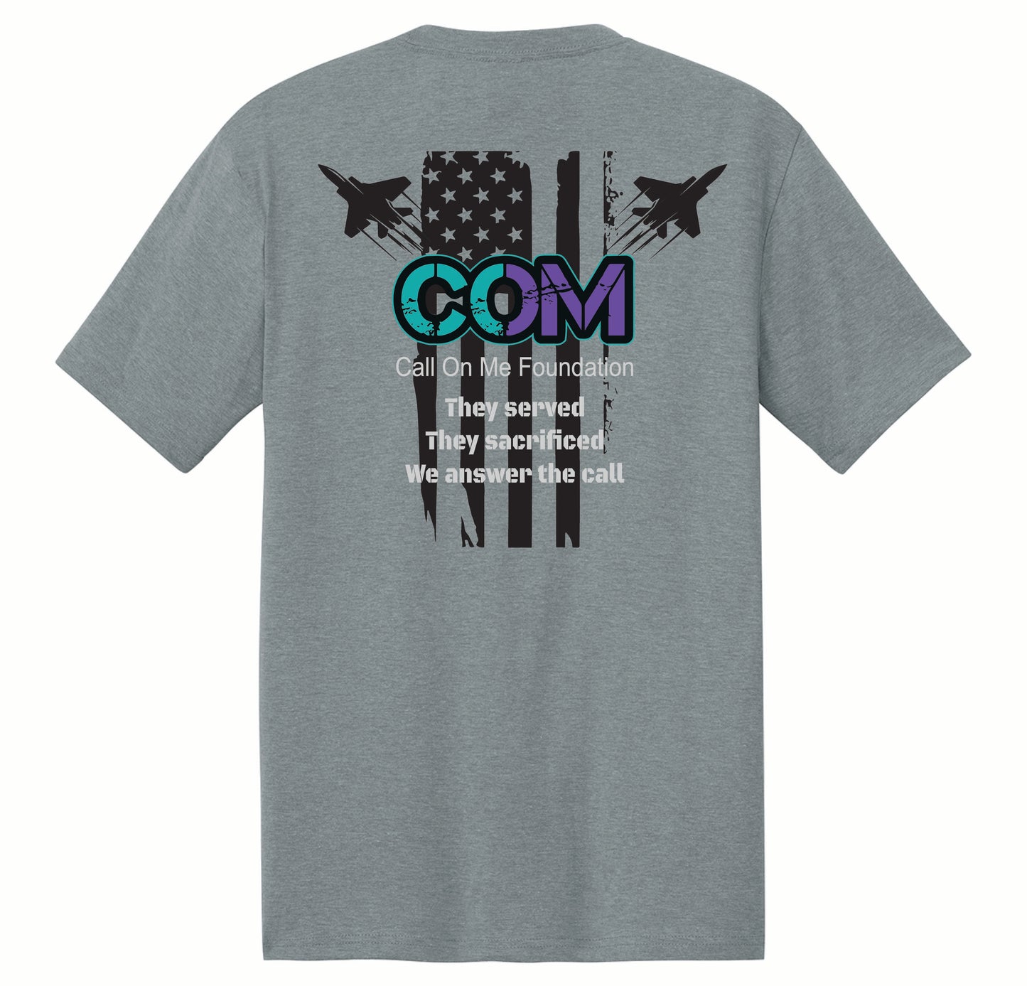 COM Foundation Planes & Flag Mission Support Tee