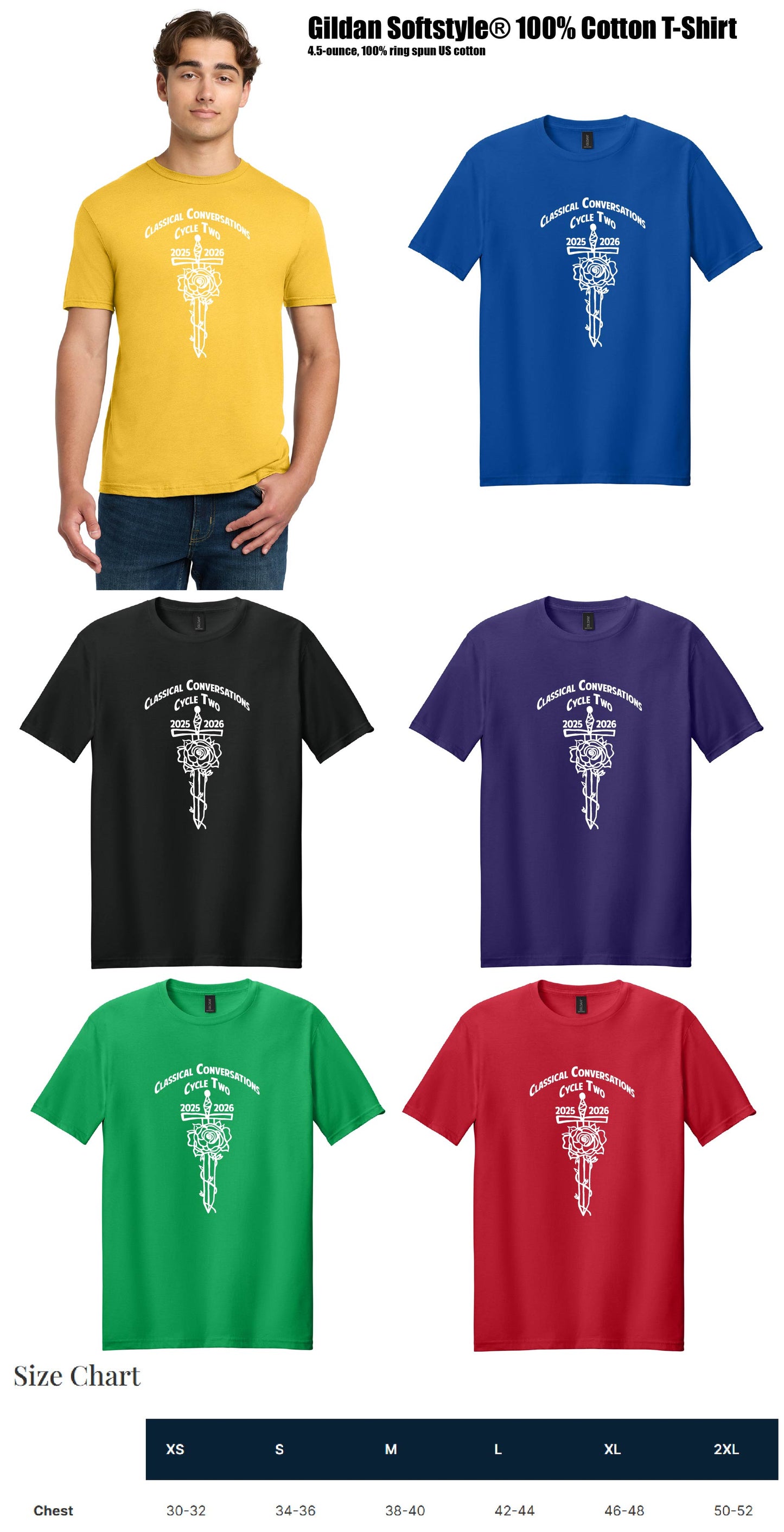 Classical Conversations Cycle Two Adult T-shirt