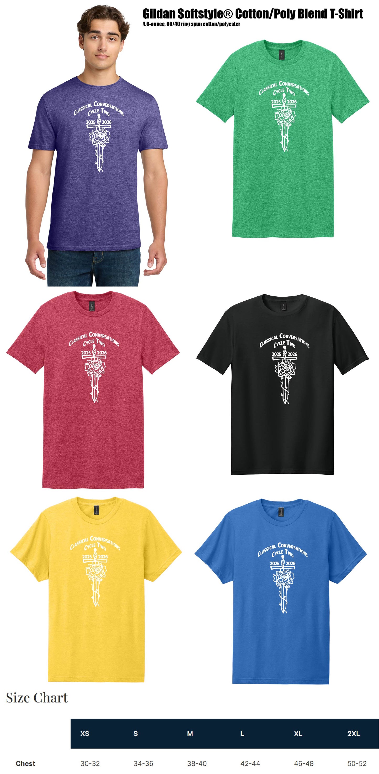 Classical Conversations Cycle Two Adult T-shirt