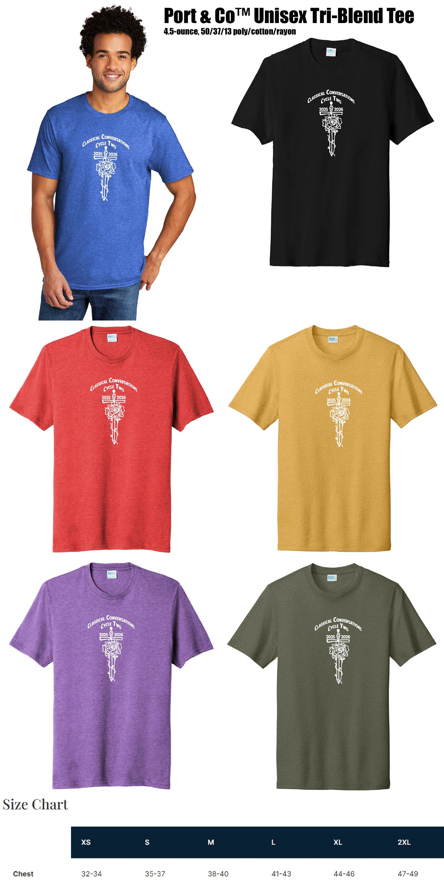 Classical Conversations Cycle Two Adult T-shirt