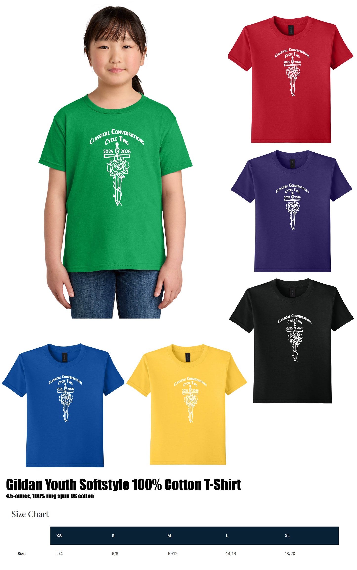 Classical Conversations Cycle Two Youth T-shirt