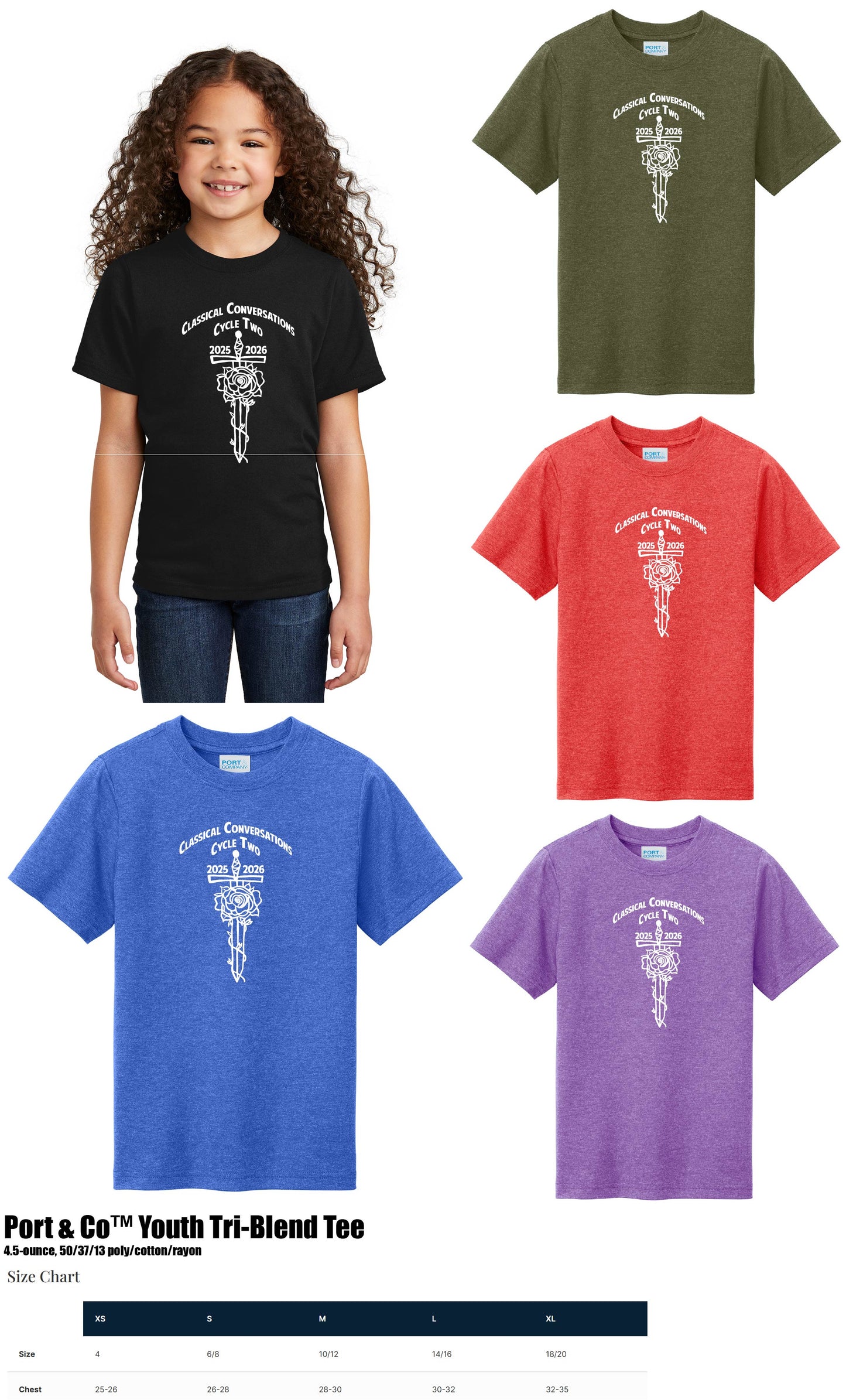 Classical Conversations Cycle Two Youth T-shirt