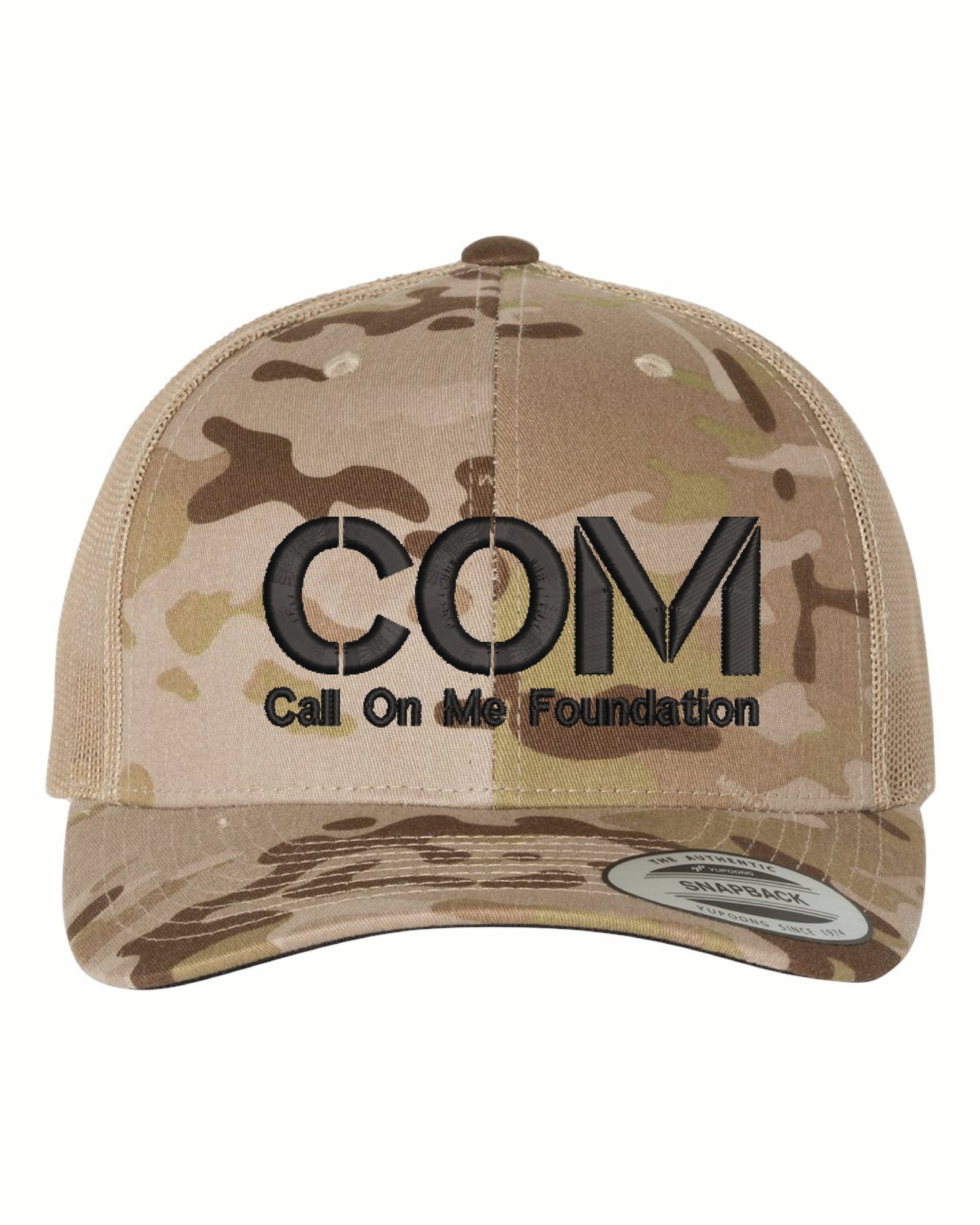 COM Foundation Retro Trucker Hat – Curved Brim