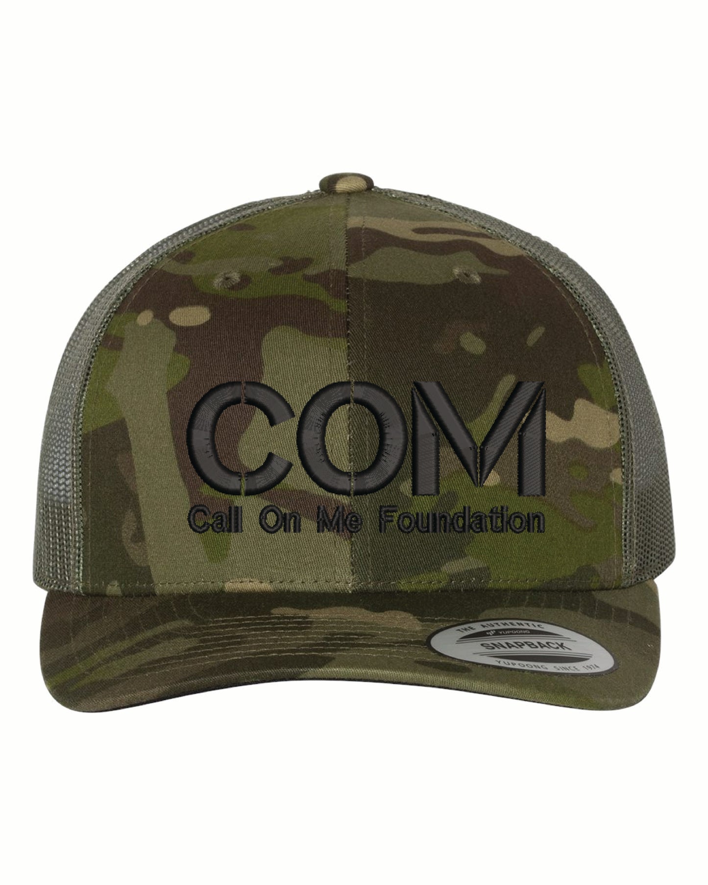 COM Foundation Retro Trucker Hat – Curved Brim