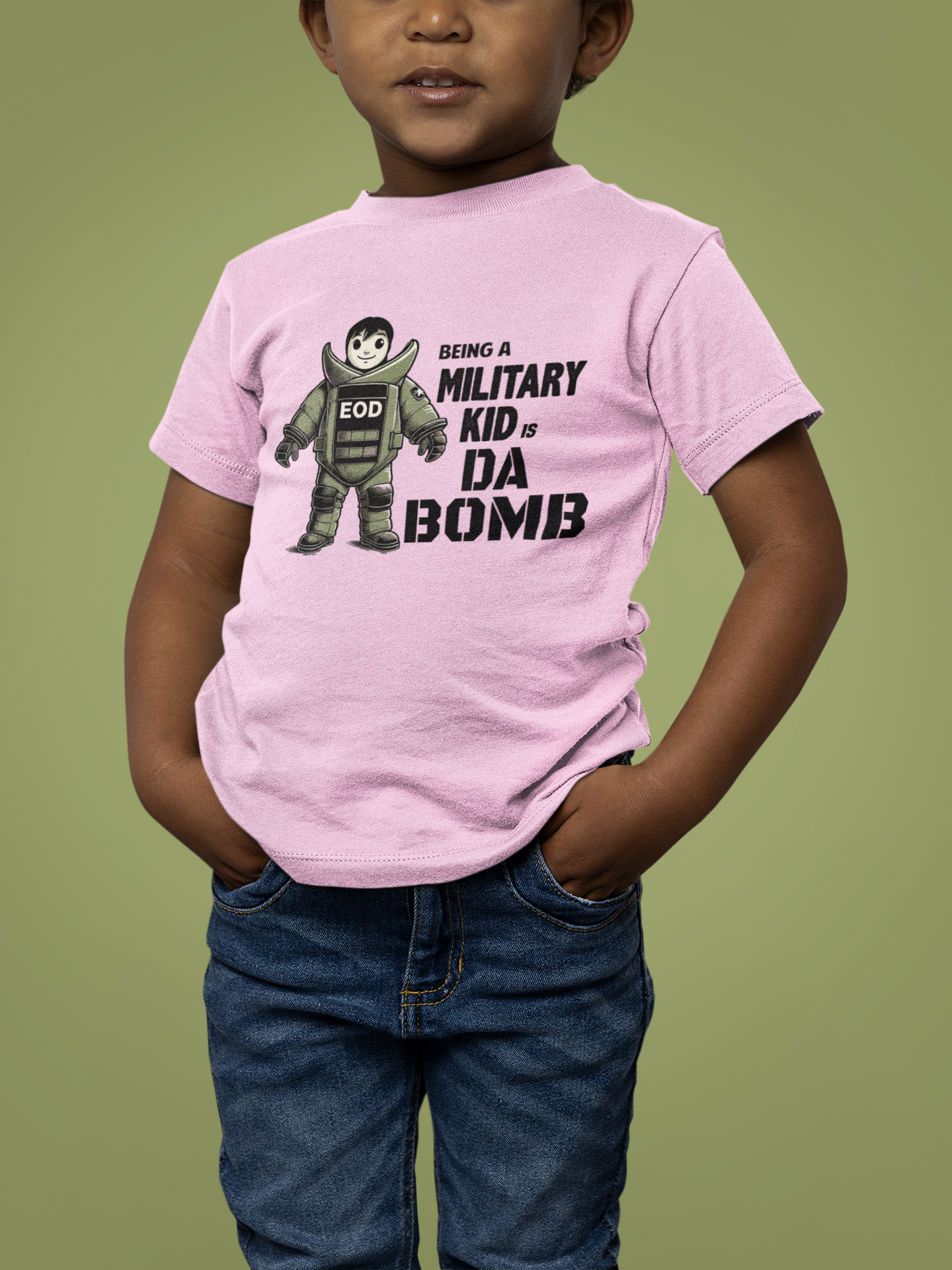 Being a Military Kid is Da Bomb Shirt | Bomb Tech Kid | EOD Kid Tee | Lots of colors available (Copy)