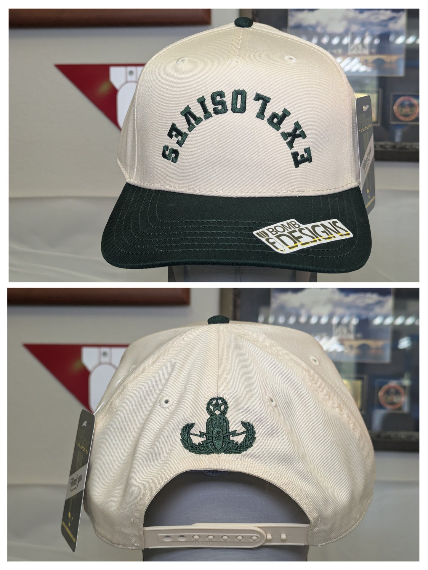 EXPLOSIVES Snapback Hat | Lots of Color Choices | Master, Senior, Basic and HDS Badge Options