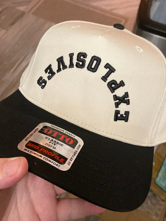 EXPLOSIVES Snapback Hat | Lots of Color Choices | Master, Senior, Basic and HDS Badge Options