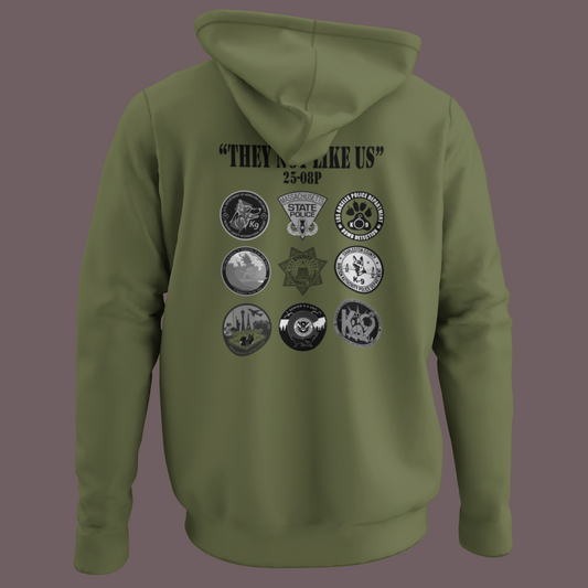 K9 Class 25-08P Training Hooded Sweatshirt – “They Not Like Us”