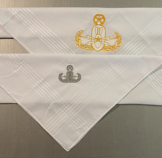 EOD Crab Embroidered Handkerchief