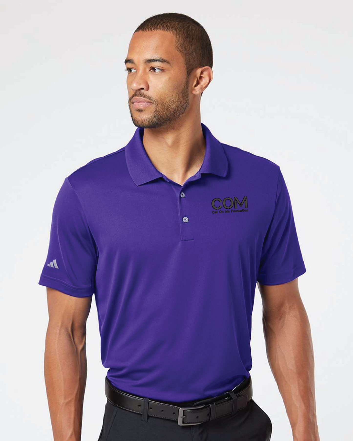 COM Foundation Embroidered Adidas Performance Polo