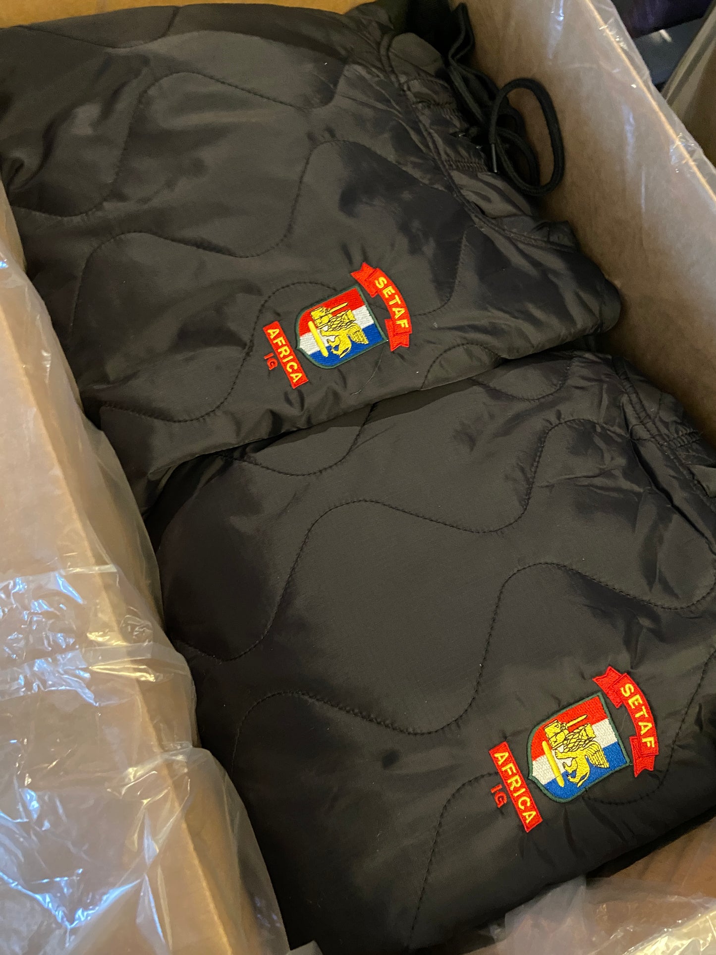 SETAF-AF Crest Embroidered Woobie Pullover Hoodie