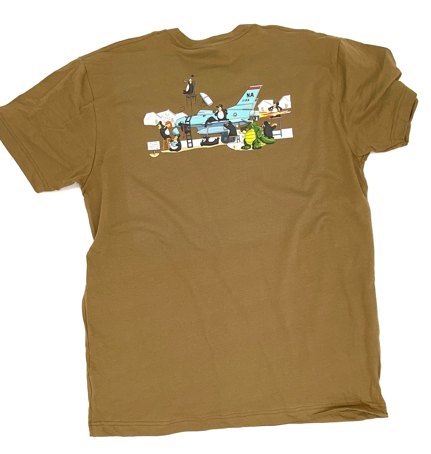 EOD Aircraft Op Cartoon T-Shirt | Big Time Aircraft Op Mission | Bomb Tech Life