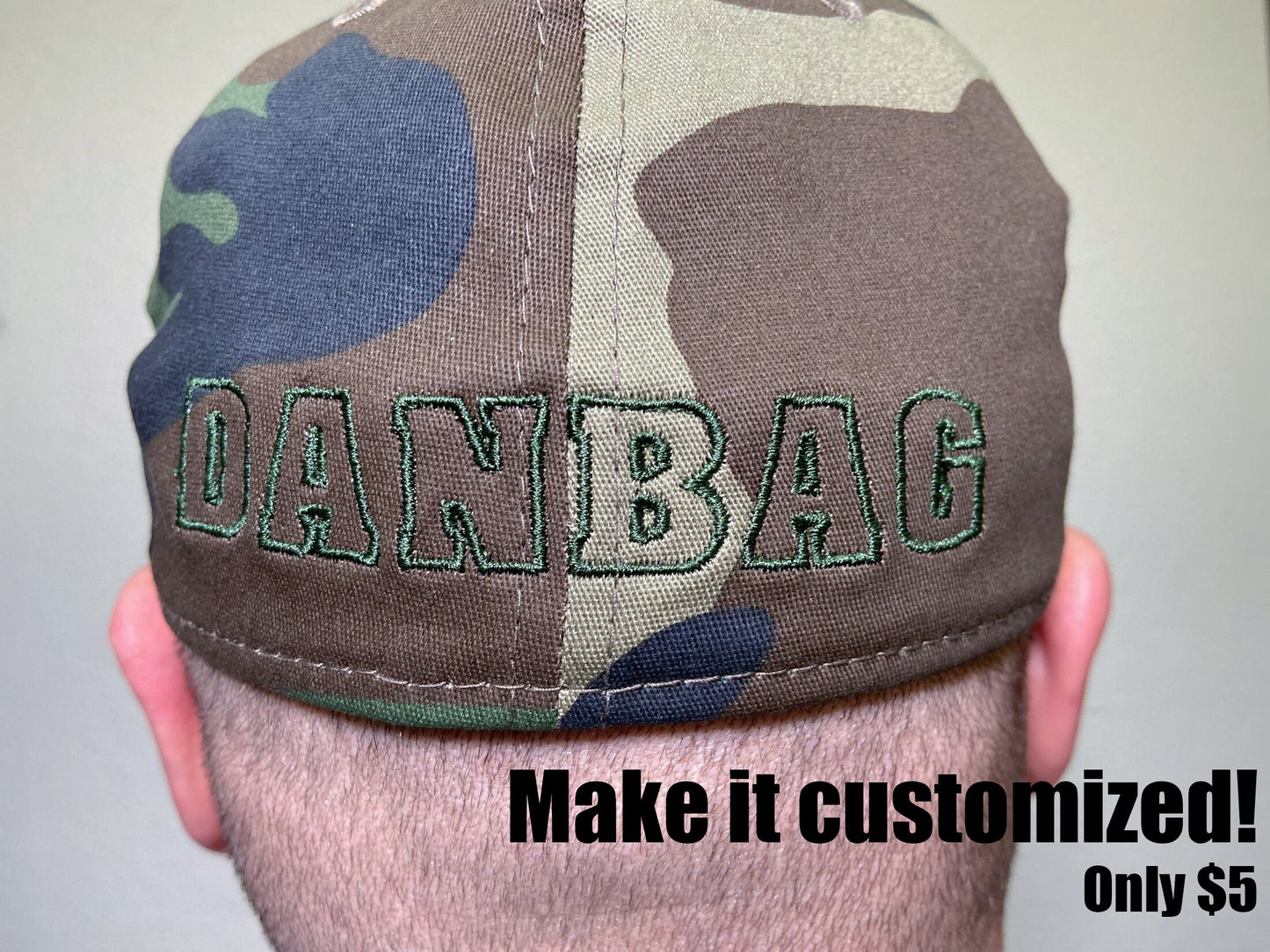 EOD Range Panda Flexfit Hat | Air Force Range Op Cartoon | Flex Fit Bomb Squad Hat