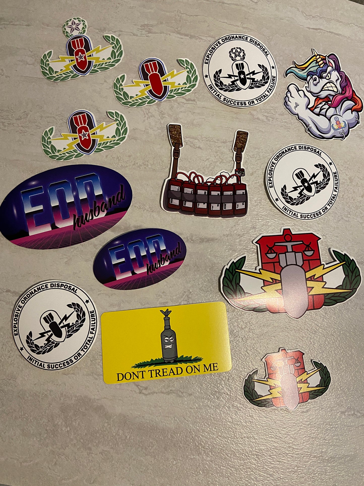 EOD Husband Sticker | 80s Retro Theme Sticker