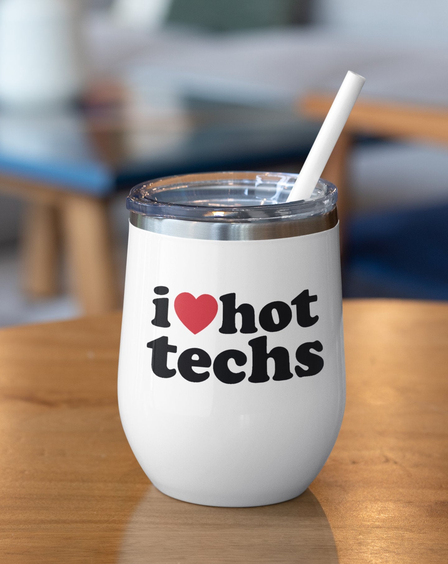 I Heart Hot Techs Sticker