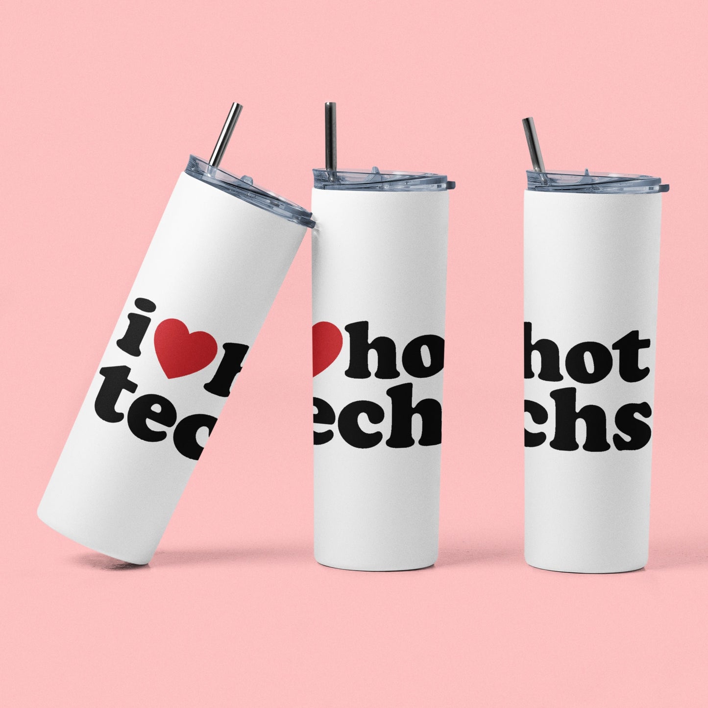 I Heart Hot Techs Sticker