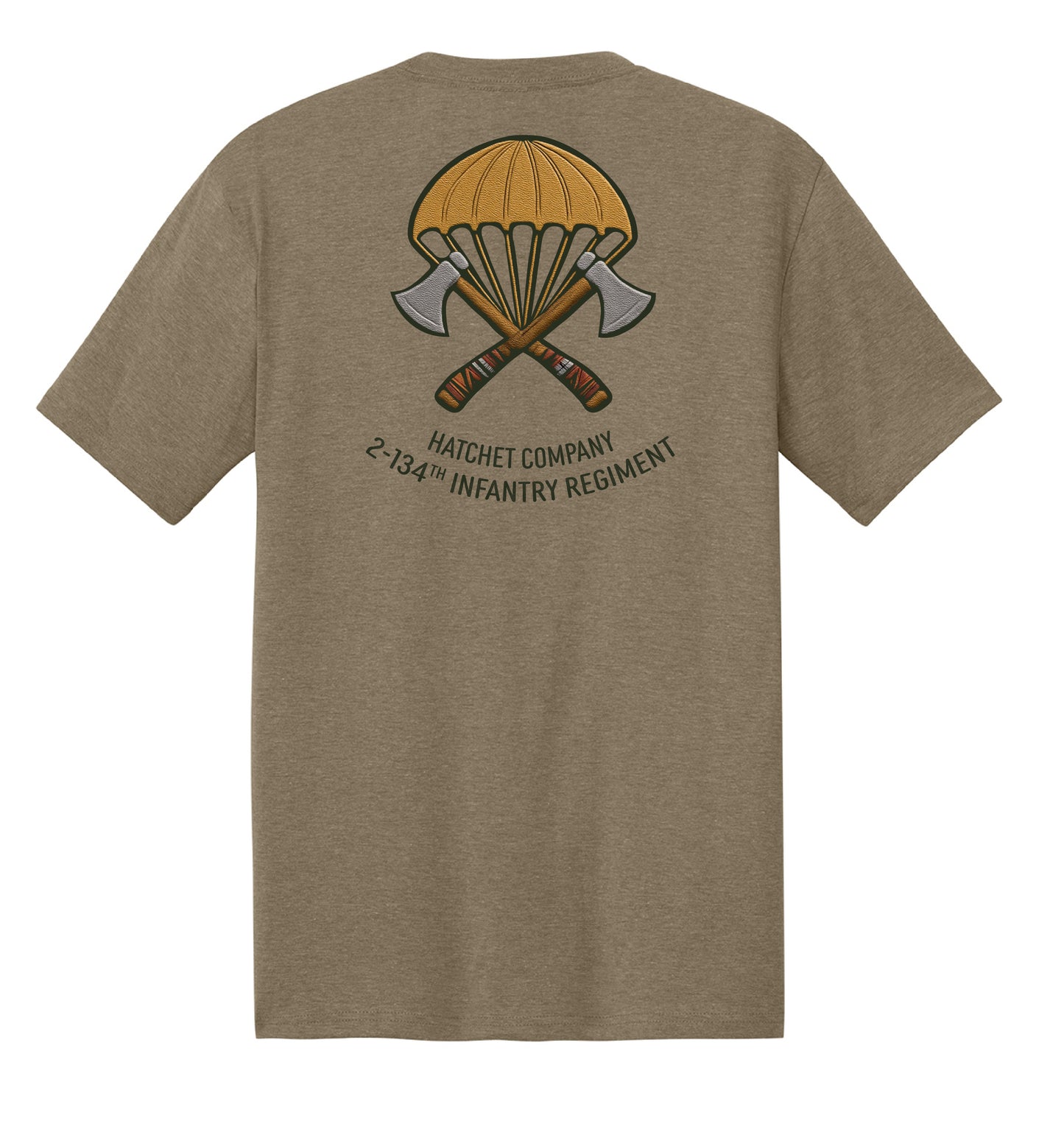 2-134th Infantry Hatchet Co Tees