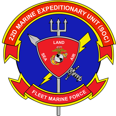 22nd Marine Expeditionary Unit SOC Zip-Up 2.0 Embroidered Woobie Hoodie