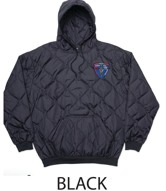 22nd Marine Expeditionary Unit SOC (Combined Logo) Embroidered Woobie Pullover Hoodie