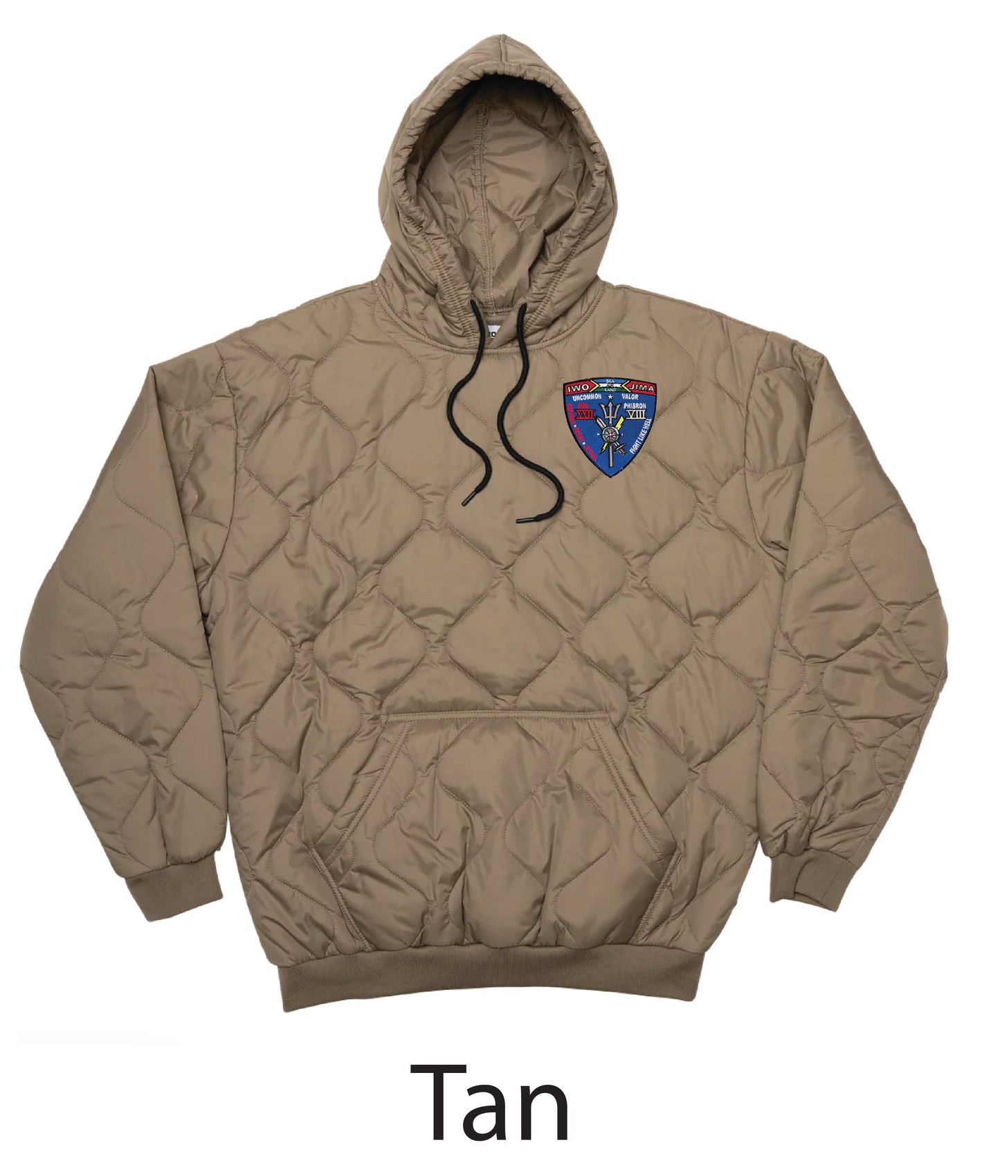 22nd Marine Expeditionary Unit SOC (Combined Logo) Embroidered Woobie Pullover Hoodie
