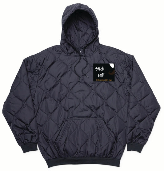 38th EOD Bombman Embroidered Woobie Pullover Hoodie