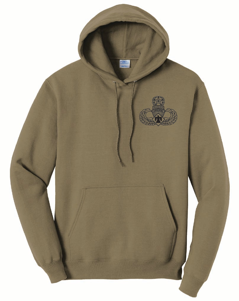 45th Airborne Division Gear | 1-Color Print T-Shirt + Hoodie