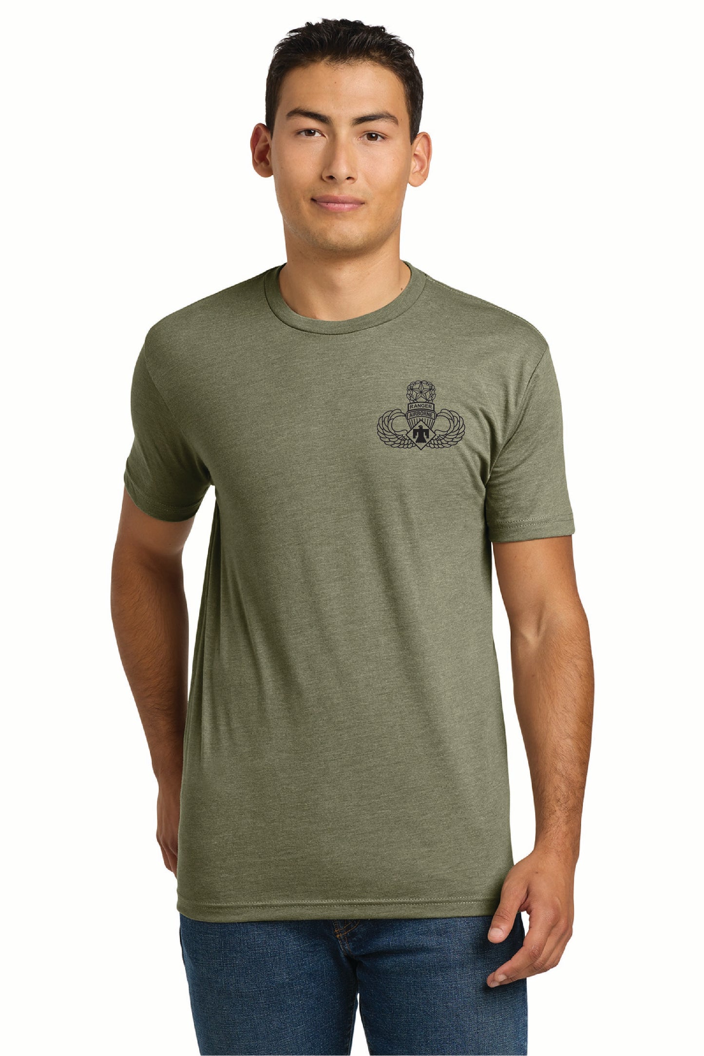 45th Airborne Division Gear | 1-Color Print T-Shirt + Hoodie