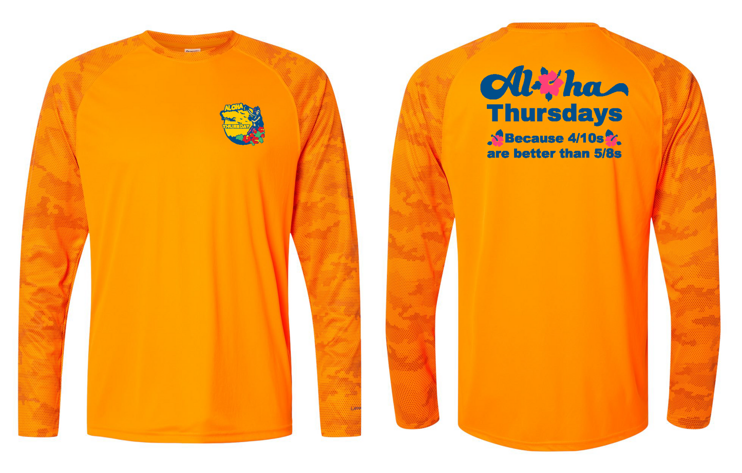 Aloha Thursday - High Visibility - Camo Long Sleeve Rash Guard UPF50+