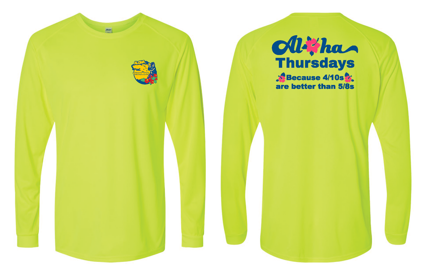 Aloha Thursday - High Visibility - Long Sleeve Rash Guard UPF50+