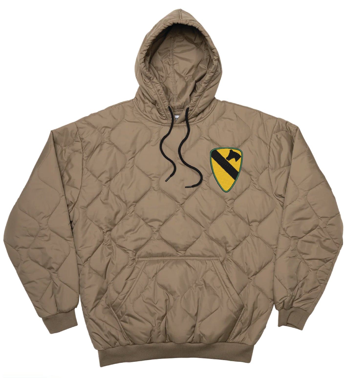 US Army Cavalry Patch Embroidered Woobie Pullover Hoodie