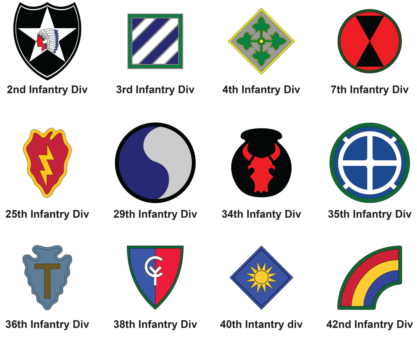 US Army Infantry Unit Patch Embroidered Woobie Pullover Hoodie