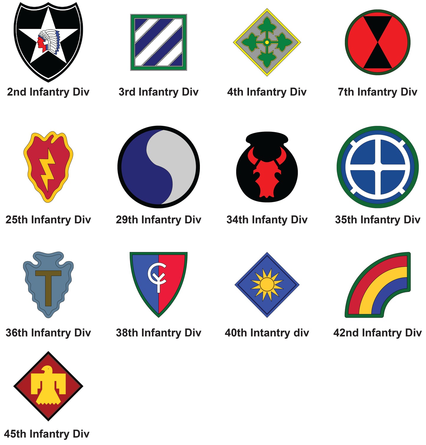 US Army Infantry Unit Patch Embroidered Woobie Pullover Hoodie