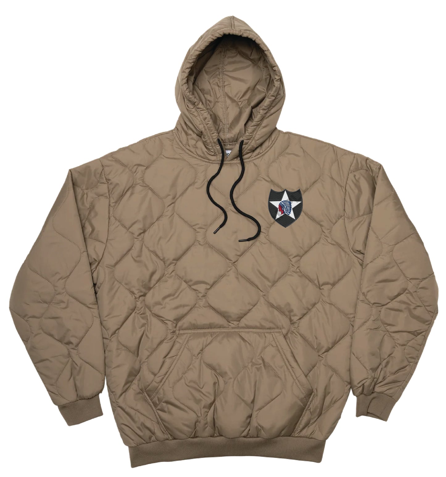 US Army Infantry Unit Patch Embroidered Woobie Pullover Hoodie