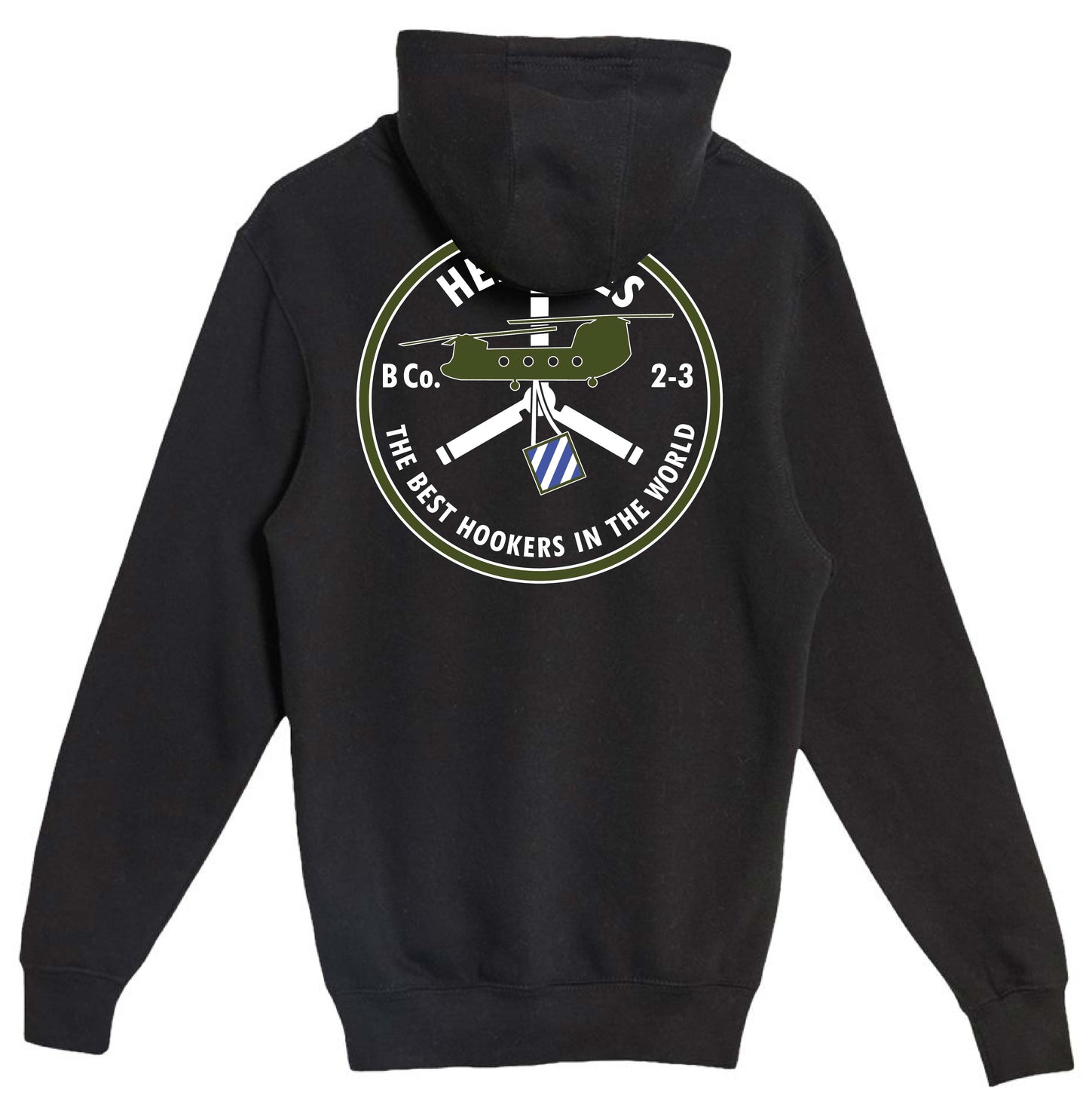 B Co 2-3 AVN “Hercules” Carhartt Hooded Sweatshirt | Full-Color Design