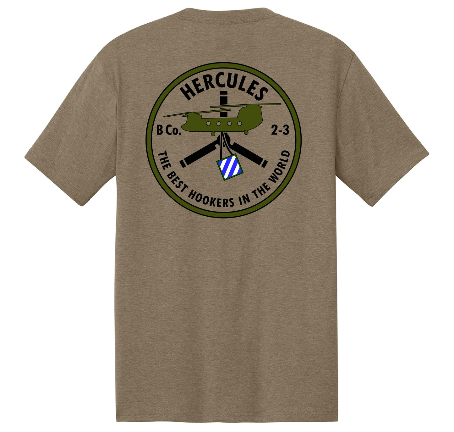 B Co 2-3 AVN “Hercules” T-Shirts | Full-Color Design