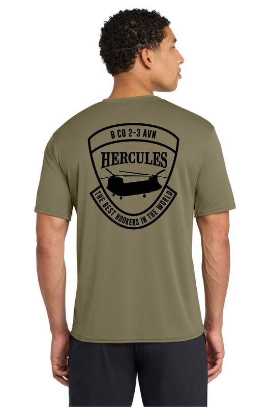 B Co 2-3 AVN “Hercules” T-Shirts | One-Color Design