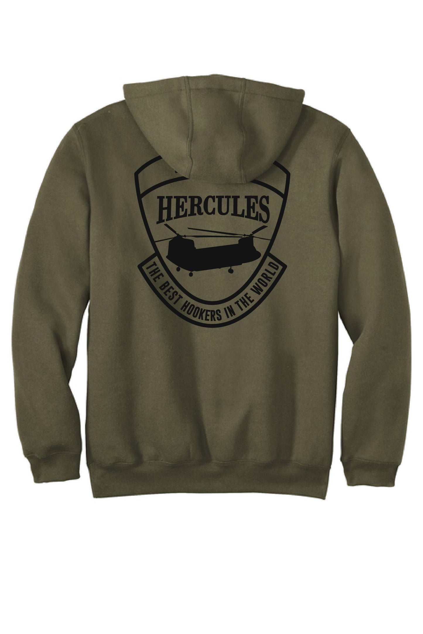 B Co 2-3 AVN “Hercules” Carhartt Hooded Sweatshirt | One-Color Design