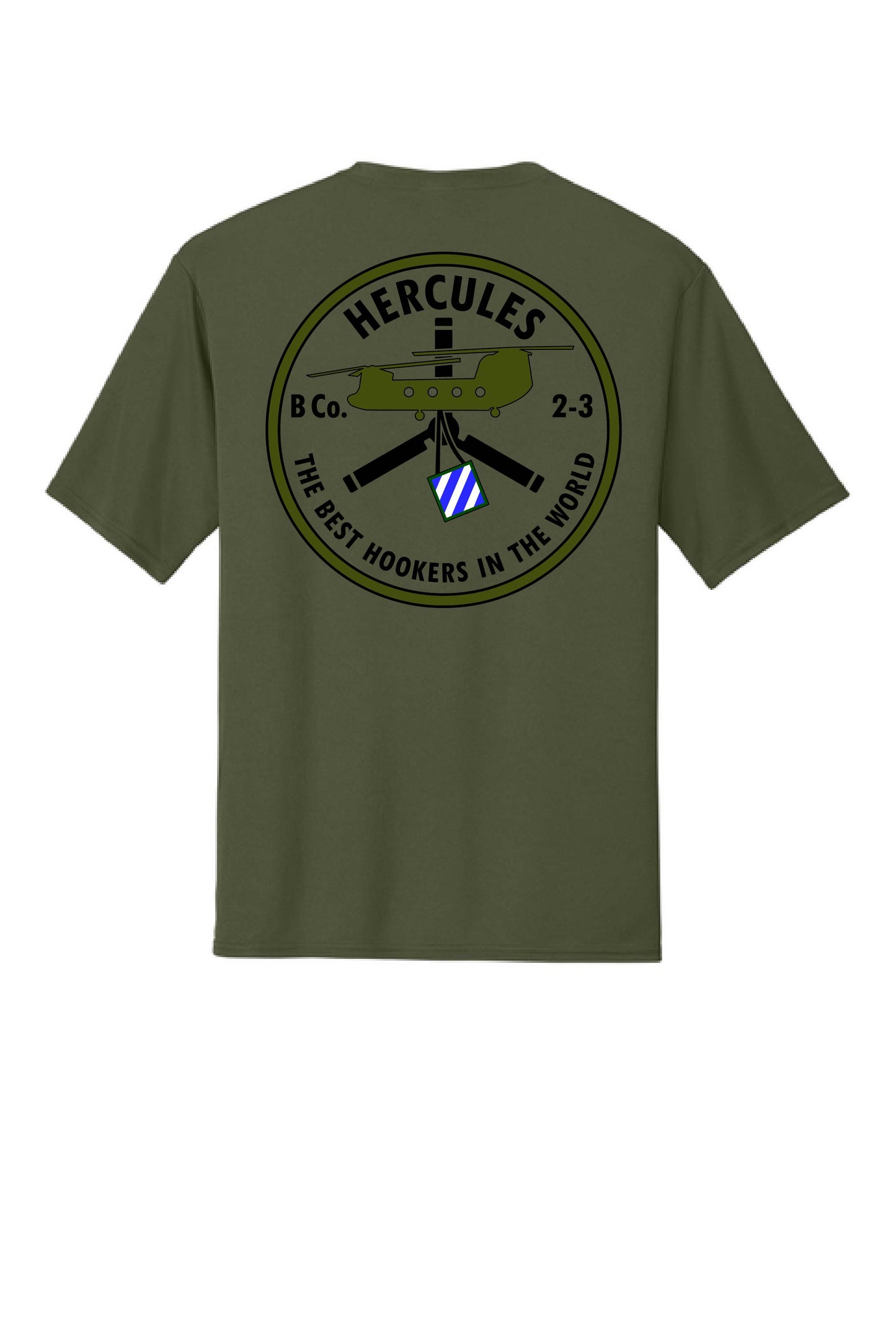 B Co 2-3 AVN “Hercules” T-Shirts | Full-Color Design