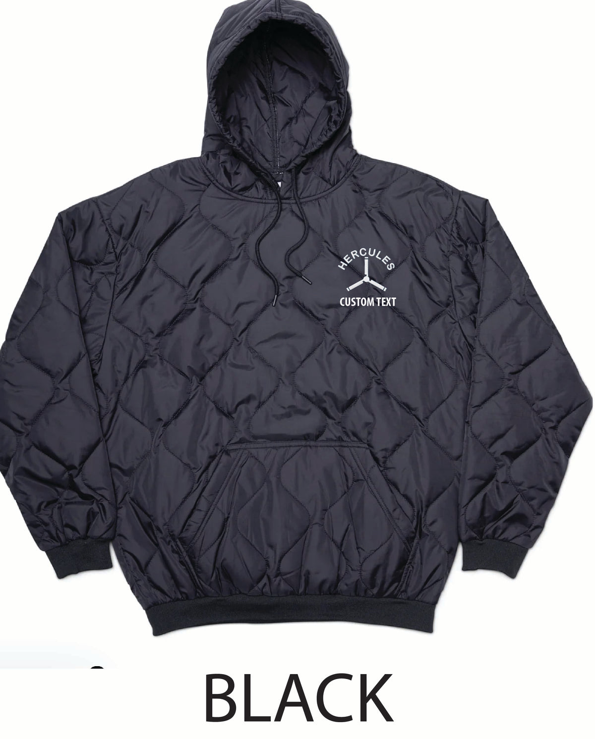 B Co, 2-3 AVN “Hercules” Embroidered Woobie Pullover Hoodie – F