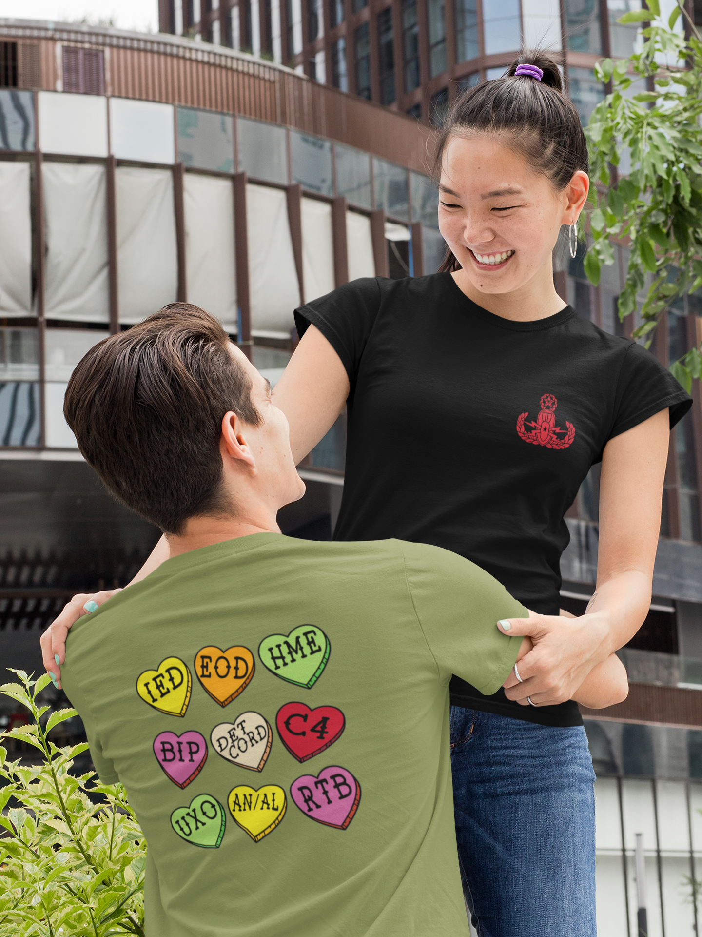 EOD Hearts T-Shirt | EOD Bomb Tech Tee