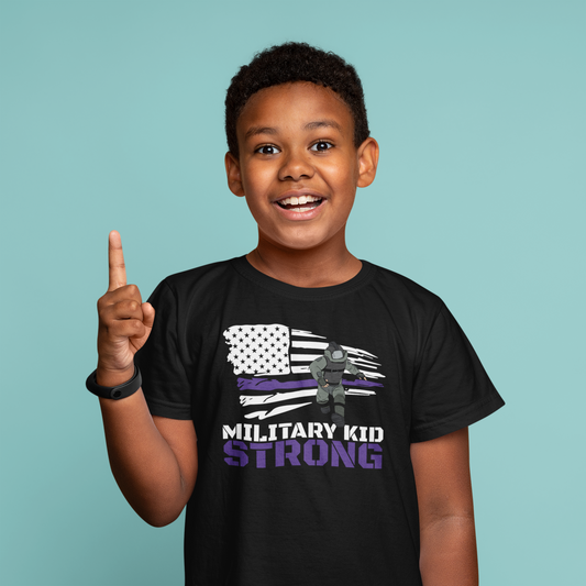 Military Kid Strong Shirt  | Bomb Tech Kid | EOD Kid Tee | Lots of colors available