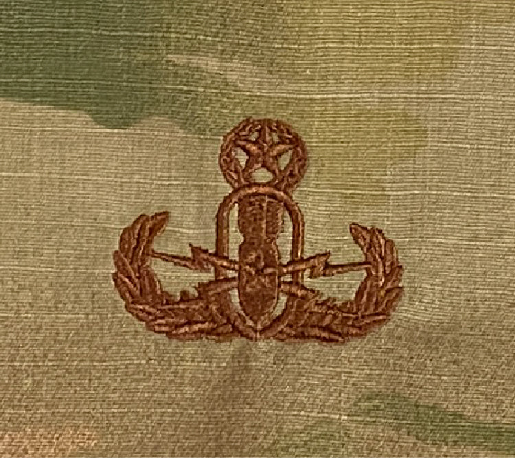 USAF EOD Badge OCP Uniform Patch | Precision-Sewn