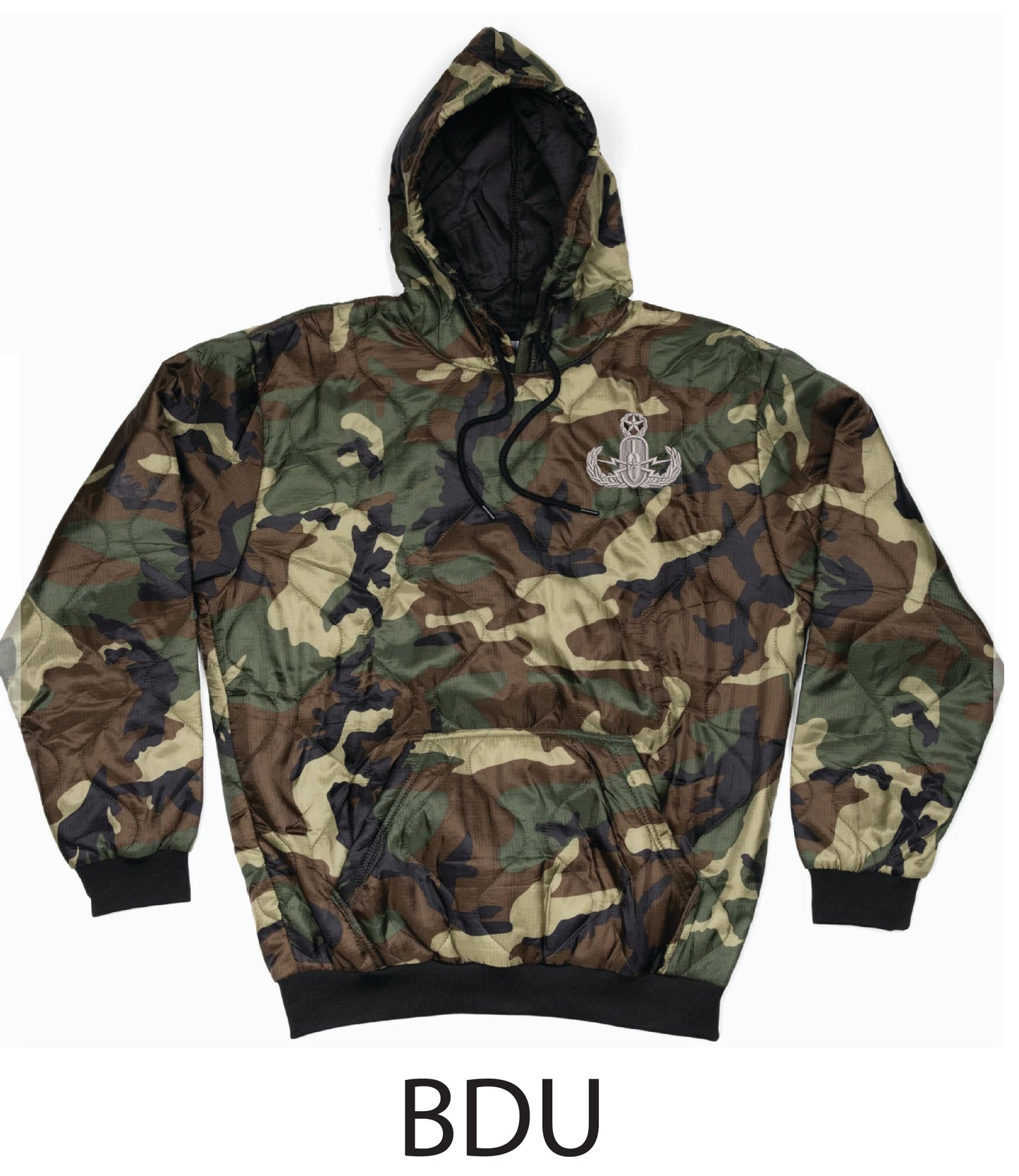 EOD/HDS Badge Embroidered Woobie Pullover Hoodie