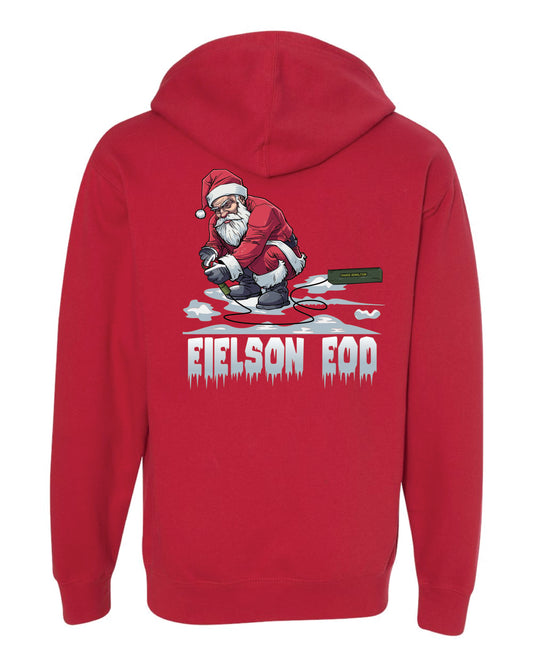 Eielson AFB EOD Santa Blows it Up Shop Hooded Sweatshirts