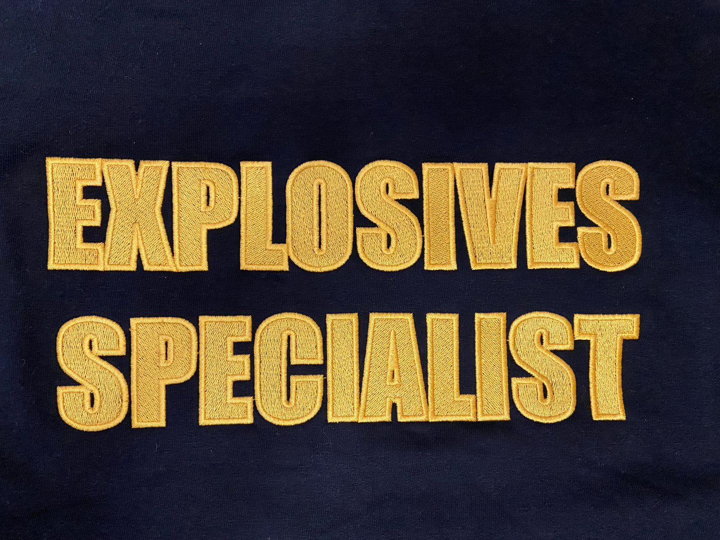 Explosives Specialist Sweatshirt | DHS TSSE Hooded and Crewneck Sweatshirts | Lots of Color Combo Options