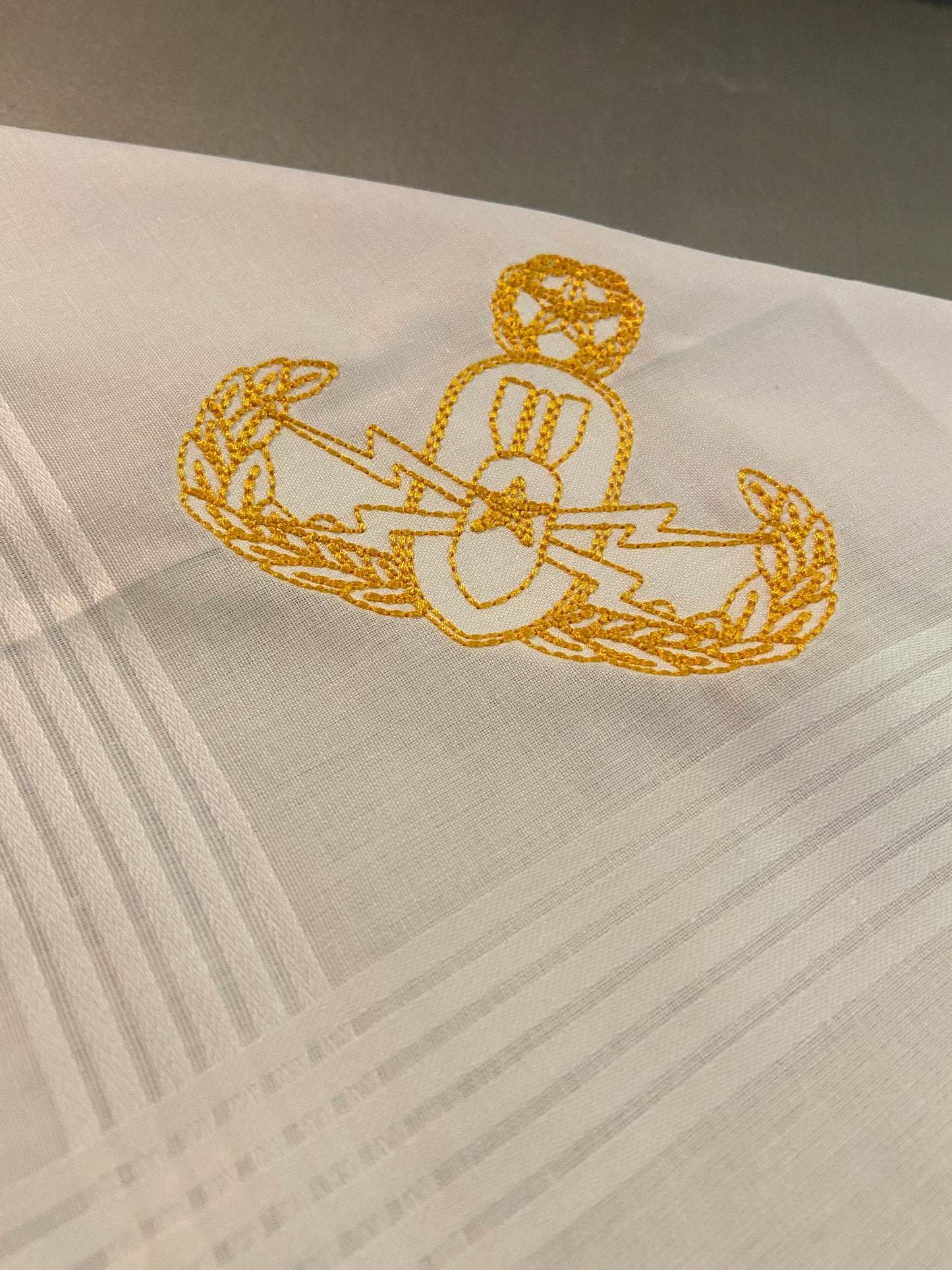 EOD Crab Embroidered Handkerchief